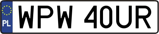 WPW40UR