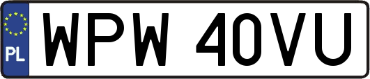 WPW40VU