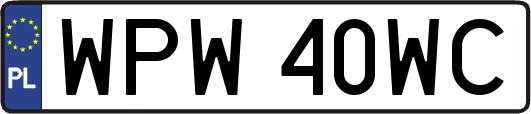 WPW40WC