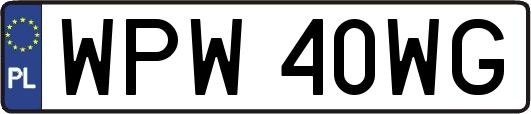 WPW40WG