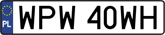 WPW40WH