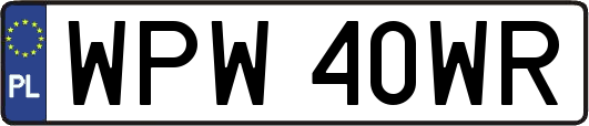 WPW40WR