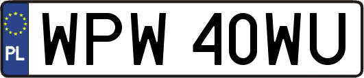 WPW40WU