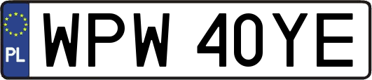 WPW40YE