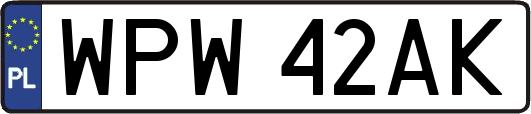 WPW42AK