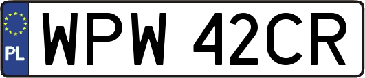 WPW42CR