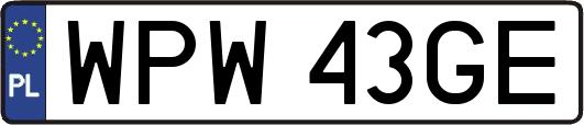 WPW43GE