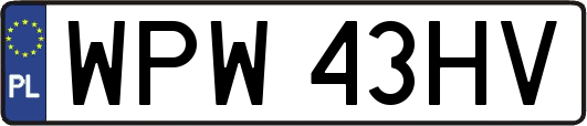 WPW43HV