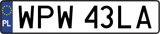 WPW43LA