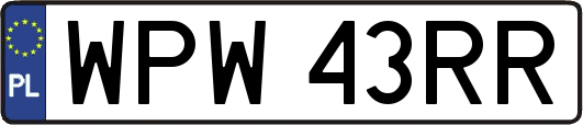 WPW43RR