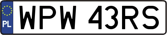 WPW43RS
