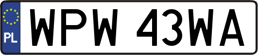 WPW43WA