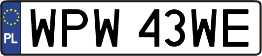 WPW43WE