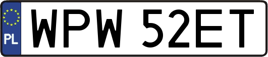 WPW52ET