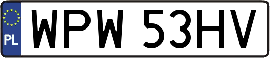WPW53HV