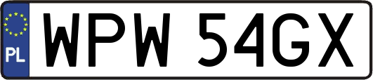 WPW54GX
