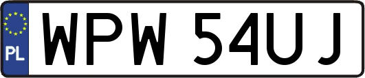 WPW54UJ