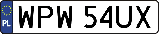 WPW54UX