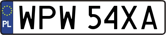 WPW54XA