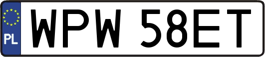 WPW58ET