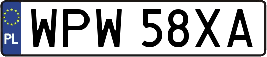 WPW58XA