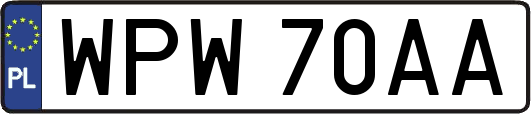 WPW70AA