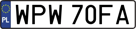 WPW70FA