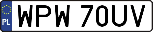 WPW70UV