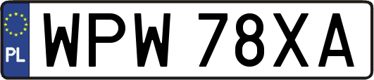 WPW78XA