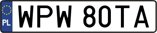WPW80TA