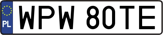 WPW80TE