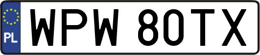 WPW80TX
