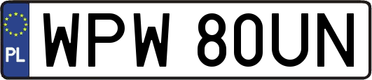 WPW80UN