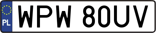 WPW80UV