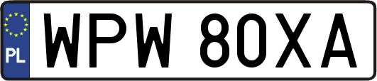 WPW80XA