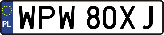 WPW80XJ