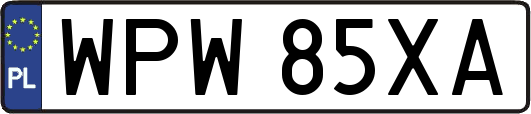WPW85XA
