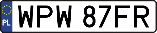 WPW87FR