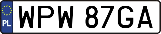 WPW87GA