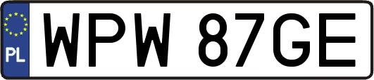 WPW87GE