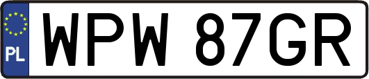 WPW87GR