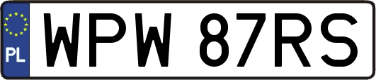 WPW87RS