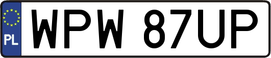 WPW87UP