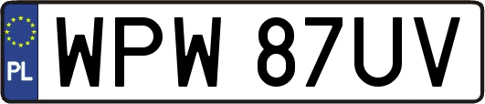 WPW87UV