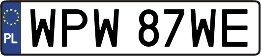 WPW87WE