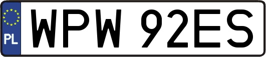 WPW92ES