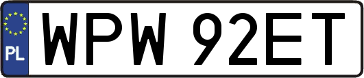 WPW92ET