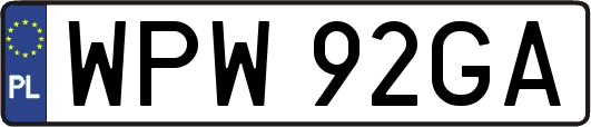 WPW92GA