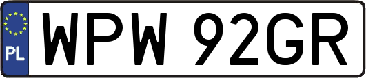 WPW92GR