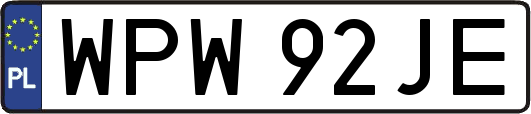 WPW92JE